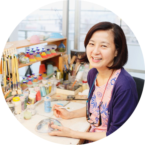 ガラス絵作家 林久美子